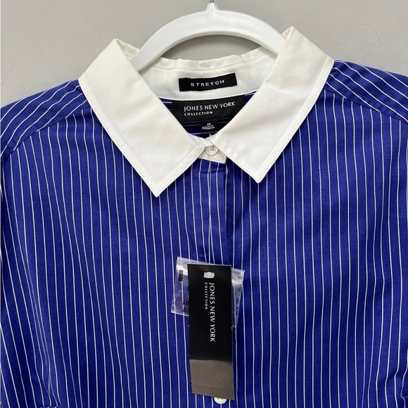 Jones New York Striped Shirt 16NWT - Picture 3 of 6